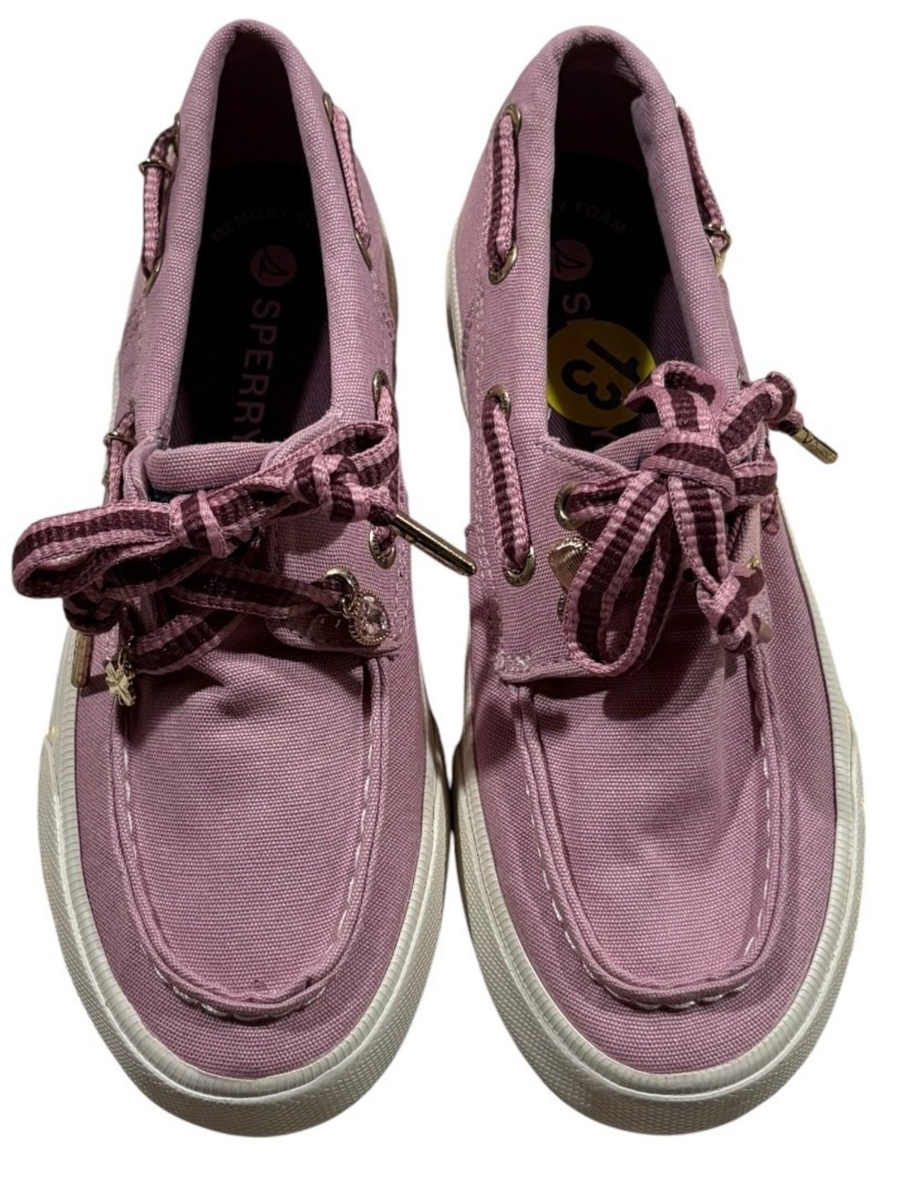 NWOT Sperry kids Bahama Platforms